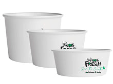 Cargar imagen en el visor de la galería, Tarrina Helado Blanca 180ml (6oz)