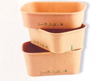 Cargar imagen en el visor de la galería, Envase Microondable Rectangular Kraft 750 ml- 25oz