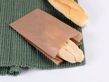 Cargar imagen en el visor de la galería, Bolsa Bollería Papel Kraft Verjurado 9+5x24cm