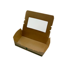Cargar imagen en el visor de la galería, Caja Kraft con Ventana 900ml (15x10x4,5cm)
