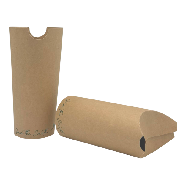 Vaso cerrado Kraft para Fritos 16*6cm (500 unid/caja) (exclusivo online)