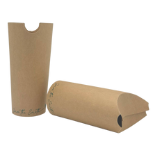 Cargar imagen en el visor de la galería, Vaso cerrado Kraft para Fritos 16*6cm (500 unid/caja) (exclusivo online)