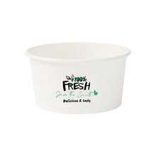 Cargar imagen en el visor de la galería, Tarrina Helado Blanca  80ml (3oz) (1000 unid/caja) (exclusivo online)