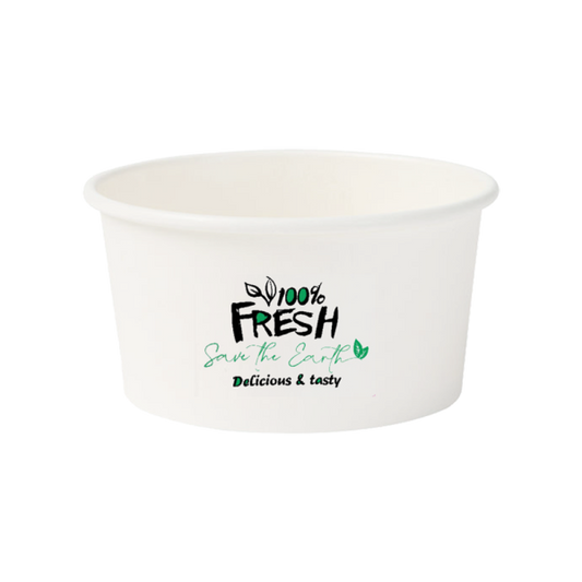 Tarrina Helado Blanca 120ml (4oz)