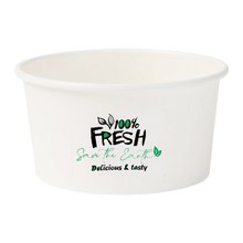 Cargar imagen en el visor de la galería, Tarrina Helado Blanca 240ml (8oz) (1000 unid/caja) (exclusivo online)