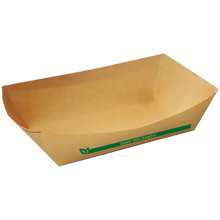 Cargar imagen en el visor de la galería, Barquetas Kraft Antigrasa/Fritos 1000ml (17x10x6cm)