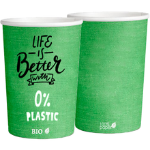 Cargar imagen en el visor de la galería, Vasos Verdes Plastic Free 480ml (16oz) (1000 unid/caja)