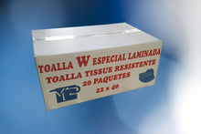 Cargar imagen en el visor de la galería, Toalleta Tissue 2 capas -plegado W- 20paq. 100uds. (2000 ud/caja) (exclusivo online)