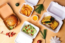 Cargar imagen en el visor de la galería, Caja Kraft Hamburguesa + Patatas 22,5x18x9cm (200 unid/caja) (exclusivo online)