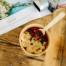 Cargar imagen en el visor de la galería, Ensaladera Cartón 500 ml + Tapa rPET Antivaho