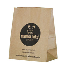 Cargar imagen en el visor de la galería, Bolsa Americana Kraft S (22+14x37cm) - (personalizada a 1 tinta - 2 caras)- 1500 unidades