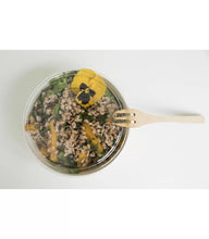 Cargar imagen en el visor de la galería, Ensaladera Cartón Kraft + Tapa 1200ml (Combo)- 38oz