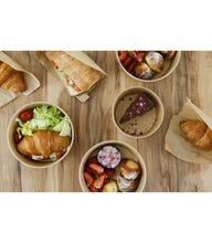 Cargar imagen en el visor de la galería, Ensaladera Cartón Kraft + Tapa 1100ml (Combo)- 34oz