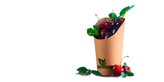 Envase redondo Kraft fritos/Wrap 240ml- 8 oz (1000 unid/caja) (exclusivo online)