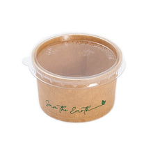Cargar imagen en el visor de la galería, Salsera Cartón Kraft  90ml + Tapa rPet