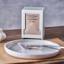 Cargar imagen en el visor de la galería, Mini Servilletas Ecológicas con Ecofrases Motivadoras 17x17cm