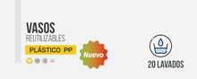 Cargar imagen en el visor de la galería, Vasos Reutilizables Irrompibles 360ml  12oz (500 unid/caja) (exclusivo online)