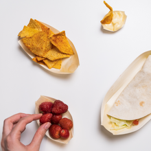 Cargar imagen en el visor de la galería, Barquetas/Cuencos Bambú 16,5x8,5x3cm