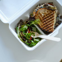 Cargar imagen en el visor de la galería, Envase Caña de Azúcar- 2 compartimentos- 25x15,5x4,8cm - 1000ml