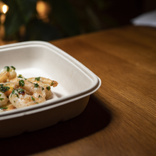 Cargar imagen en el visor de la galería, Envase Caña de Azúcar 23x23x8cm, 1500ml (200 unid/caja) (exclusivo online)