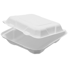 Cargar imagen en el visor de la galería, Envase Caña de Azúcar 23x23x8cm, 1500ml (200 unid/caja) (exclusivo online)