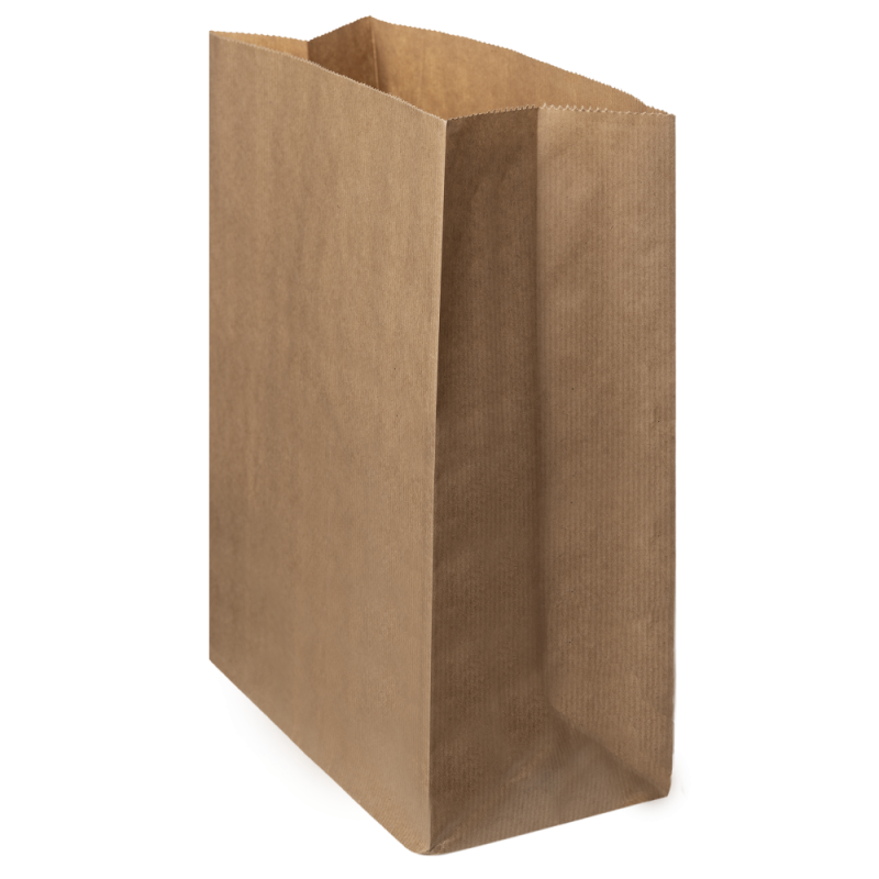 Bolsa Americana Kraft M (26+14x40cm)