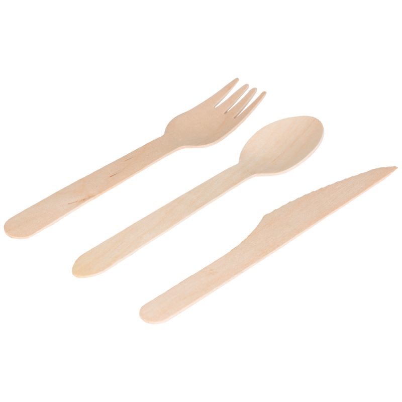 Pack 4x1 Tenedor, Cuchillo, Cuchara y Servilleta