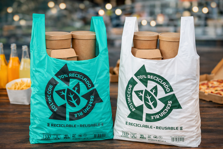 Bolsas Camiseta 70% Recicladas