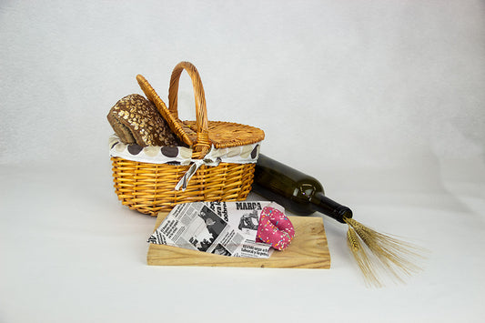 Bolsa Antigrasa Periódico para Patatas/Empanadas/Fritos 12+6x20cm