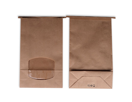 Bolsa SOS con ventana y autocierre 60 gsm  21x9x3525cm (500 unid/caja)-(exclusivo online)