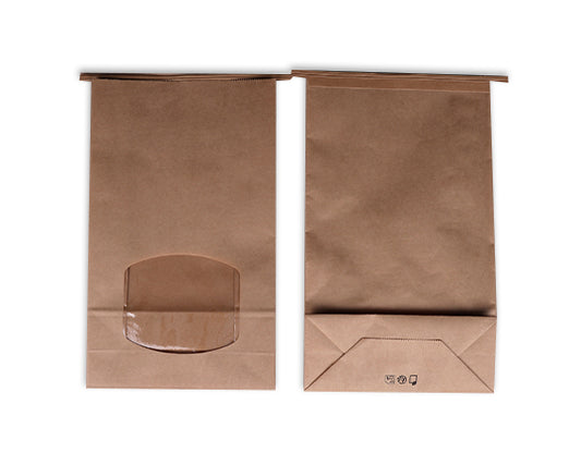 Bolsa SOS con ventana y autocierre 60 gsm  21x9x3525cm (500 unid/caja)-(exclusivo online)