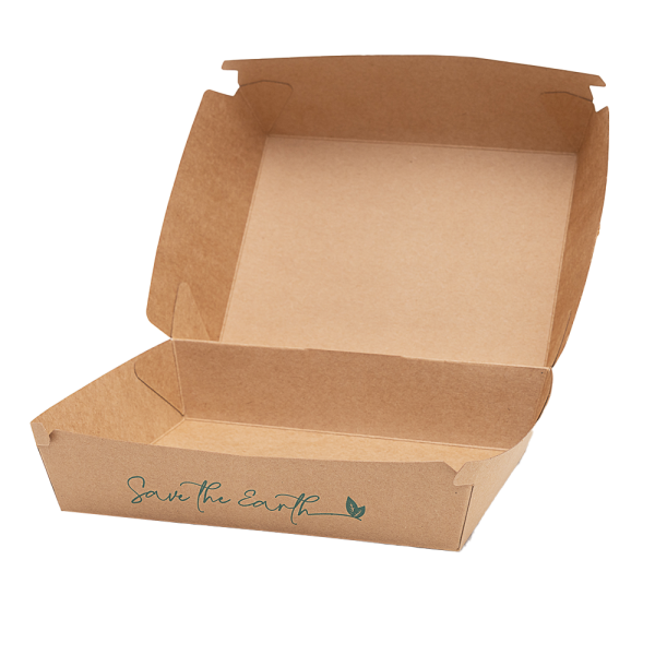 Caja Kraft Hamburguesa + Patatas 22,5x18x9cm (200 unid/caja) (exclusivo online)