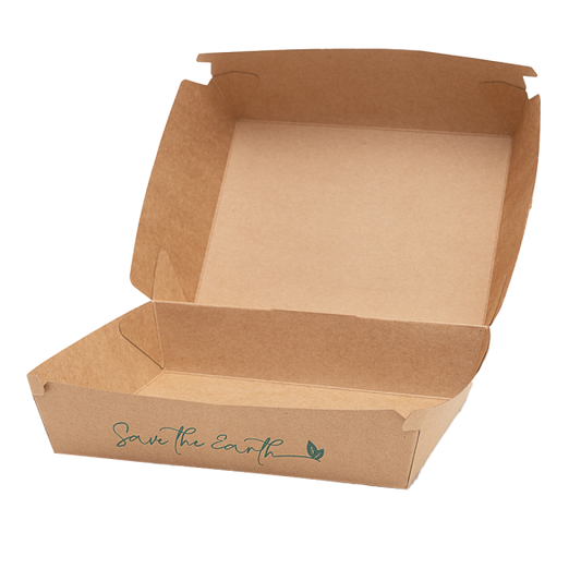 Caja Kraft Hamburguesa + Patatas 22,5x18x9cm (200 unid/caja) (exclusivo online)