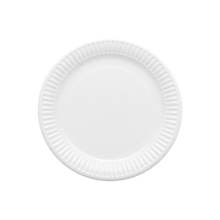 Carica l&#39;immagine nel visualizzatore di Gallery, Piatto laminato bianco 17 cm 
