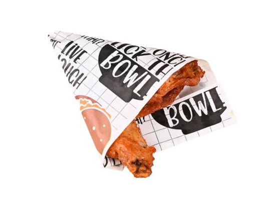 Papel Antigrasa Fast Food 20x25cm (500 unid/pack)