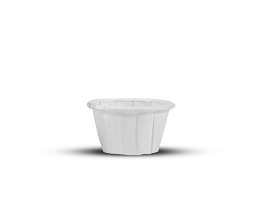 Salsera Blanca papel plisado 22ml (3000 unid/caja) (exclusivo online)