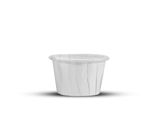 Salsera Blanca papel plisado 30ml (3000 unid/caja) (exclusivo online)