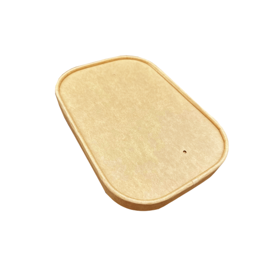 Tapa Cartón para Envase Microondable Kraft 500/750/1000ml