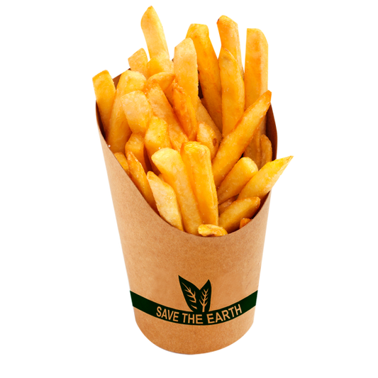 Envase redondo Kraft fritos/Wrap 360ml- 12 oz (1000 unid/caja)  (exclusivo online)