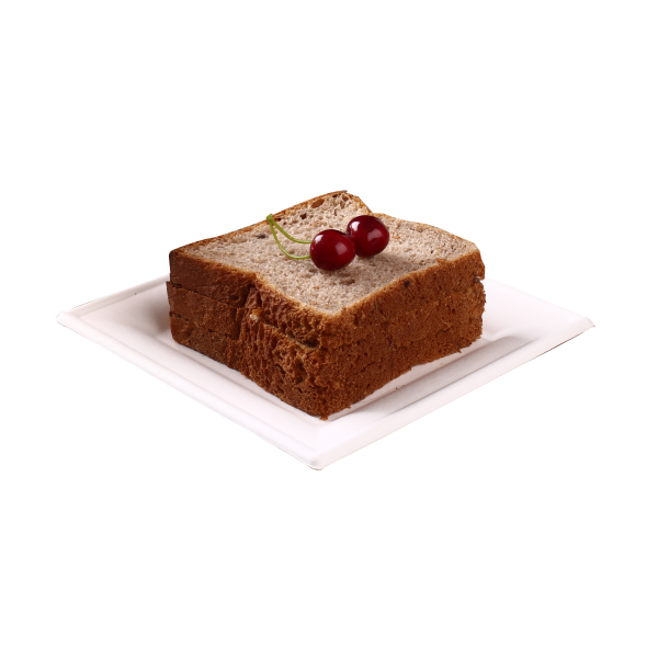 Plato Cuadrado Caña de Azúcar 16x16cm