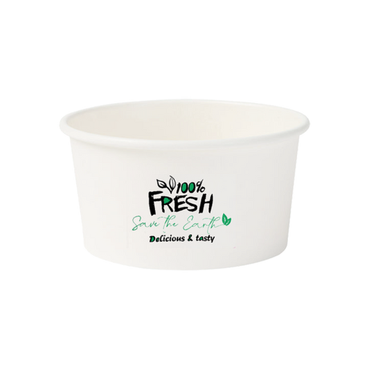 Tarrina Helado Blanca  90ml (3oz) (1000 unid/caja) (exclusivo online)