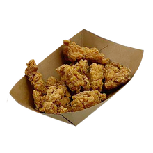 Load image into Gallery viewer, Kraft Anti-Grease/Fried Containers 400ml (10.5x7.5x4.3cm)

