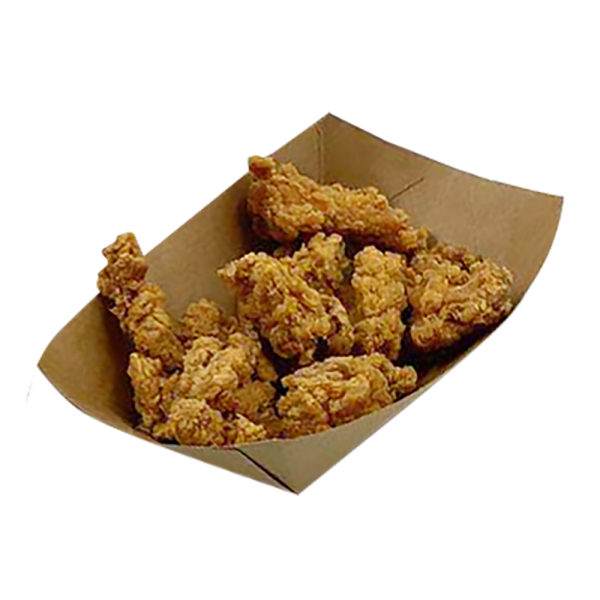 Kraft Anti-Grease/Fried Containers 400ml (10.5x7.5x4.3cm)