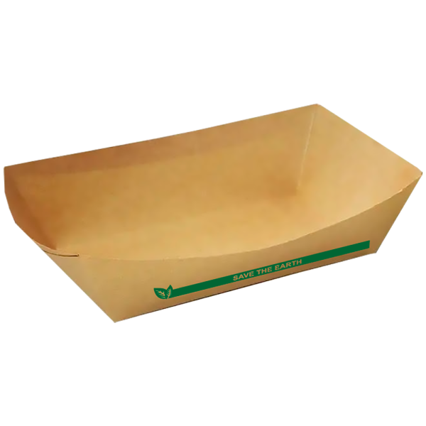 Barquetas Kraft Antigrasa/Fritos 1000ml (17x10x6cm)