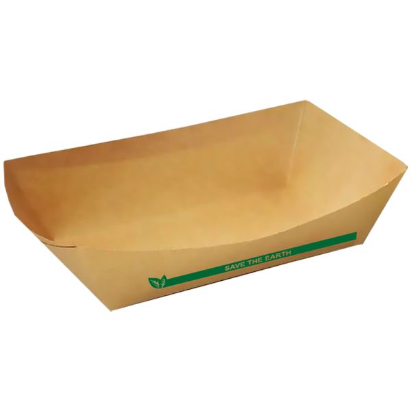 Kraft Grease/Fried Containers 1000ml (17x10x6cm)