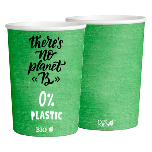 Vasos Verdes Plastic Free 360ml (12oz) (1000 unid/caja)