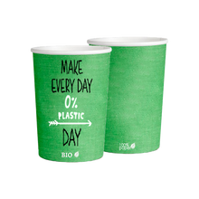 Load image into Gallery viewer, Plastic Free Green Cups 360ml (12oz)
