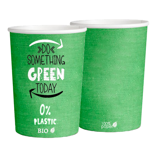 Plastic Free Green Cups 240ml (8oz)