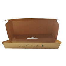 Cargar imagen en el visor de la galería, Caja Kraft Hot Dog/Panini XL 26*12*7cm
