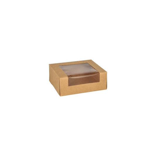 Cajas Pastelería 12 x 10 x 4,5 cm con ventana de PLA